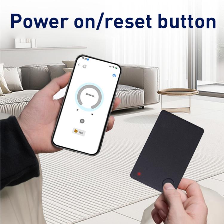 My Card K1 Global Ultra-thin Card Type Location Tracker Anti-lost Device(Black) by bashfashion
