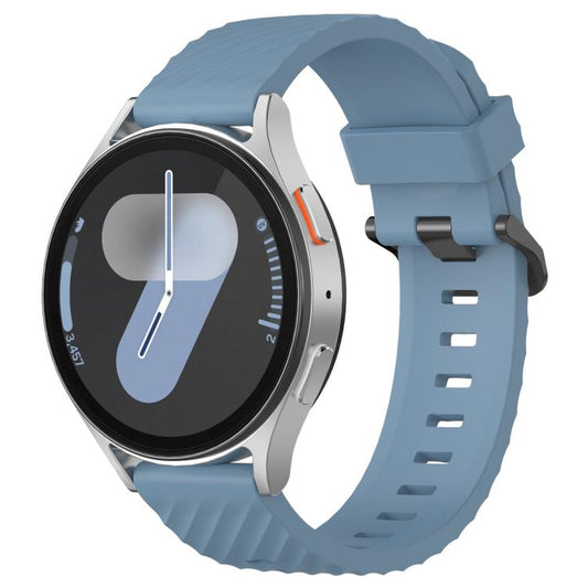 22mm Kalebol Steel Buckle Spruce Silicone Watch Band(Rock Blue) by Kalebol