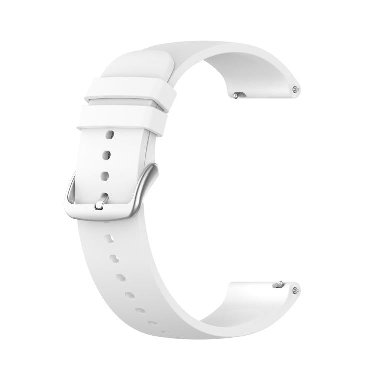 20mm Kalebol Round Tail Silicone Watch Band(White) by Kalebol