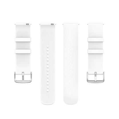 20mm Kalebol Round Tail Silicone Watch Band(White) by Kalebol