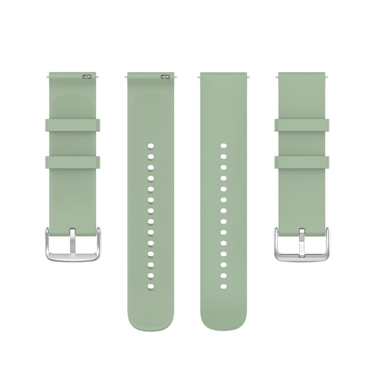 20mm Kalebol Round Tail Silicone Watch Band(Ice Green) by Kalebol