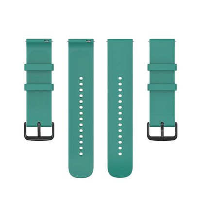 20mm Kalebol Round Tail Silicone Watch Band(Pine Green) by Kalebol