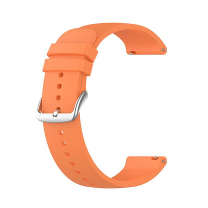 22mm Kalebol Round Tail Silicone Watch Band(Orange) by Kalebol
