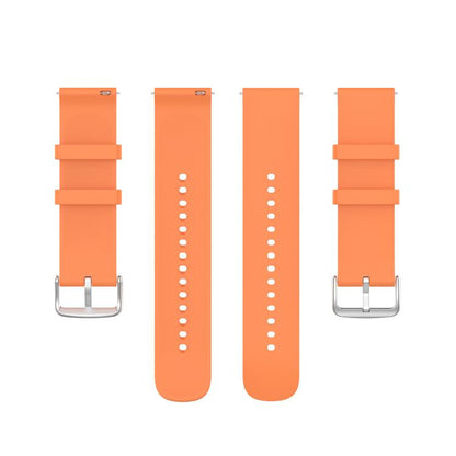 22mm Kalebol Round Tail Silicone Watch Band(Orange) by Kalebol