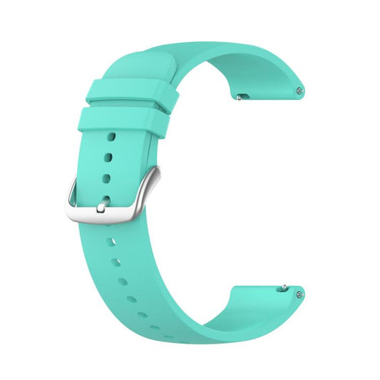 22mm Kalebol Round Tail Silicone Watch Band(Lake Blue) by Kalebol