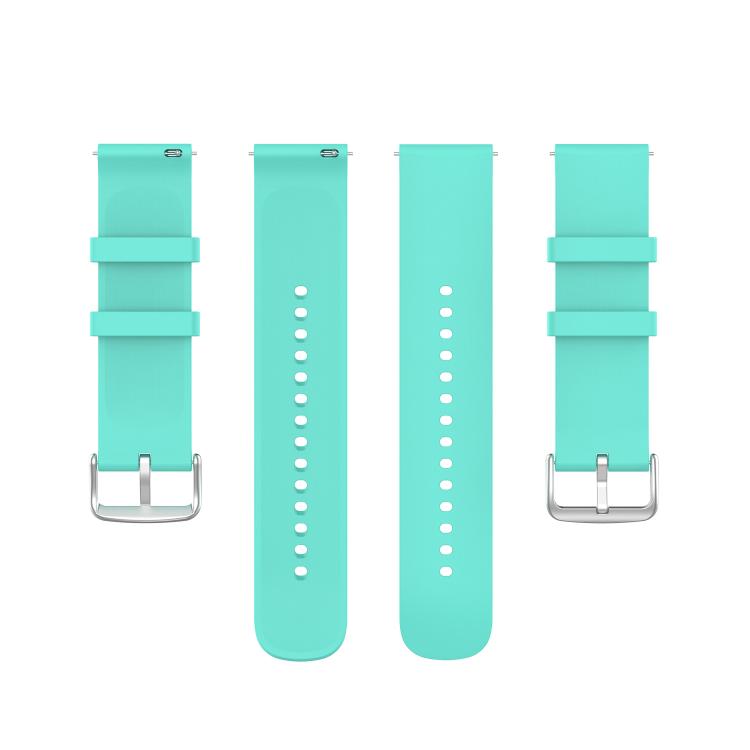 22mm Kalebol Round Tail Silicone Watch Band(Lake Blue) by Kalebol