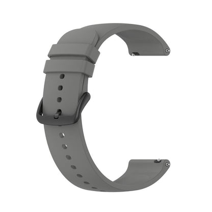 22mm Kalebol Round Tail Silicone Watch Band(Dark Grey) by Kalebol