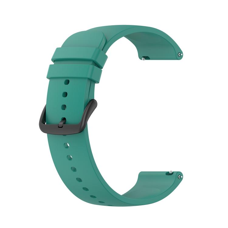 22mm Kalebol Round Tail Silicone Watch Band(Pine Green) by Kalebol