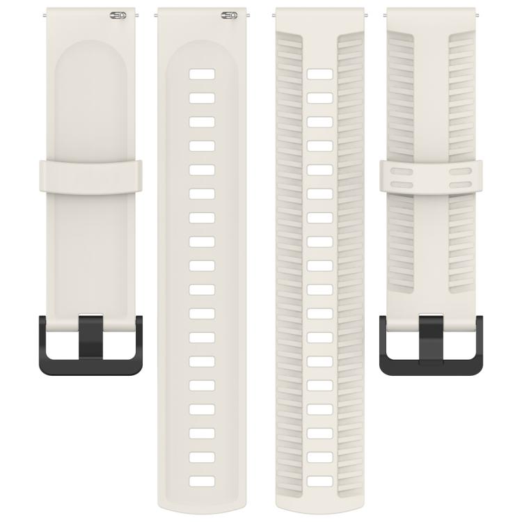 22mm Kalebol Black Buckle Tire Pattern Silicone Watch Band(Starlight) by Kalebol