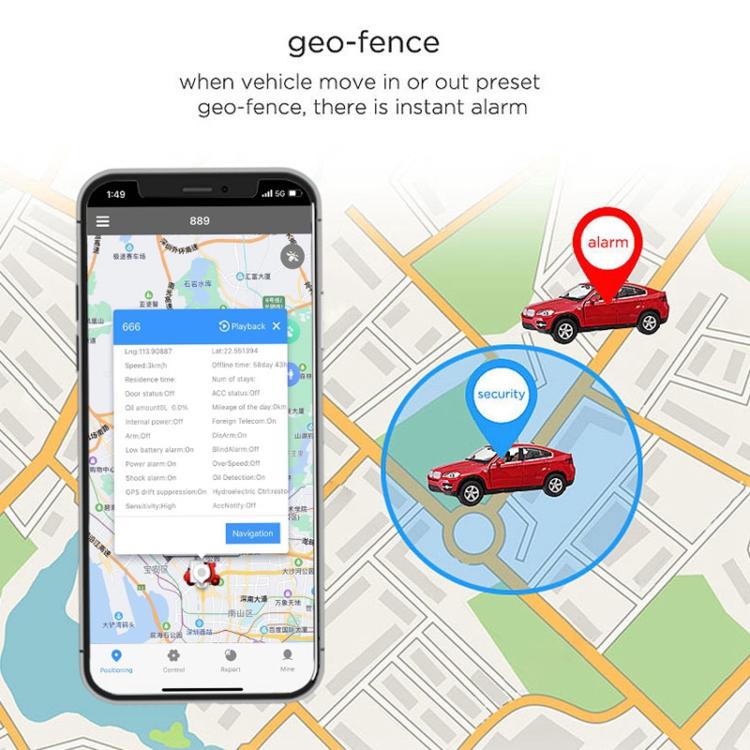 TK403C Car 4G GPS Bluetooth Satellite Locator Tracker(Black) by bashfashion