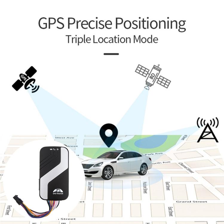 TK403C Car 4G GPS Bluetooth Satellite Locator Tracker(Black) by bashfashion