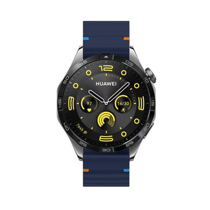 20mm Kalebol Wave Stitch Silicone Watch Band(Midnight Blue) by Kalebol