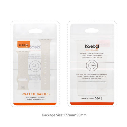 For Apple Watch 46mm / 49mm / 45mm / 44mm Kalebol 8-shaped Buckle Rose Embossed Silicone Watch Band(Brown) by Kalebol