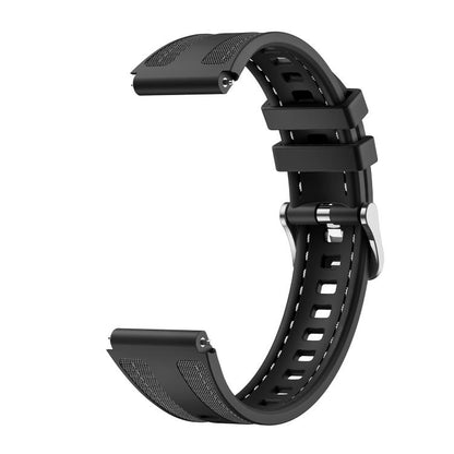 18mm Kalebol Composite Silicone Watch Band(Black) by Kalebol