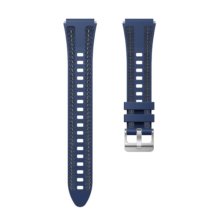 18mm Kalebol Composite Silicone Watch Band(Dark Blue) by Kalebol