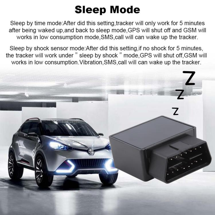 OBD Car 4G GPS Locator Tracker(Black) by bashfashion