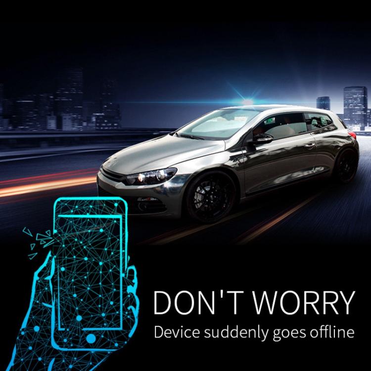 GT25 Car 4G GPS Smart Locator Tracker(Black) by bashfashion