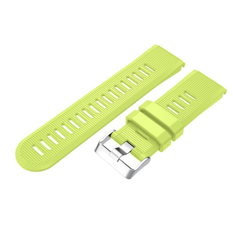 For Garmin QuickFit Kalebol 26mm Rhombus Texture Silicone Watch Band(Grass Green) by Kalebol
