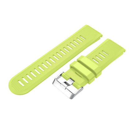 For Garmin QuickFit Kalebol 26mm Rhombus Texture Silicone Watch Band(Grass Green) by Kalebol
