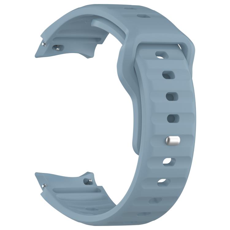 For Samsung Galaxy Watch7 / 6 / 5 Kalebol Reverse Buckle Wave Pattern Silicone Strap(Rock Blue) by Kalebol