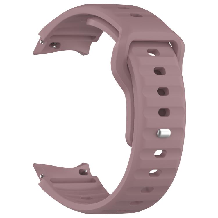 For Samsung Galaxy Watch7 / 6 / 5 Kalebol Reverse Buckle Wave Pattern Silicone Strap(Purple Haze) by Kalebol