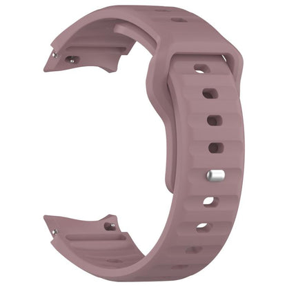 For Samsung Galaxy Watch7 / 6 / 5 Kalebol Reverse Buckle Wave Pattern Silicone Strap(Purple Haze) by Kalebol