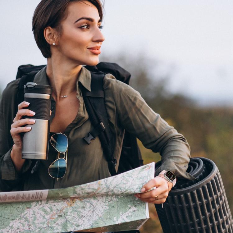 For Apple Watch 46mm / 49mm / 45mm / 44mm Kalebol Dual-section Sports Nylon Loop Watch Band(Charcoal Grey) by Kalebol