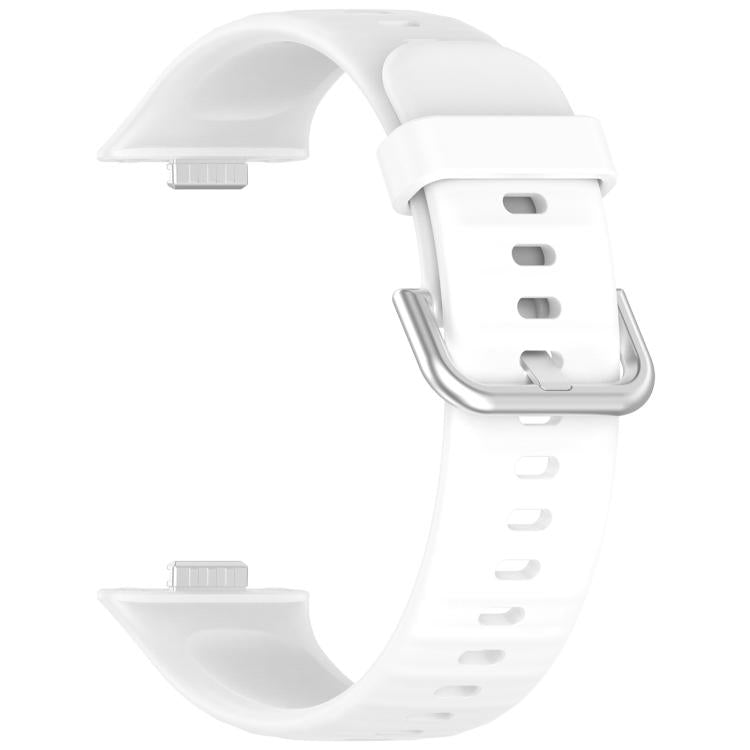 For Huawei Watch Fit3 Kalebol Soft Silicone Strap(White) by Kalebol
