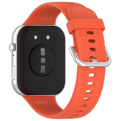 For Huawei Watch Fit3 Kalebol Soft Silicone Strap(Red Tea Orange) by Kalebol