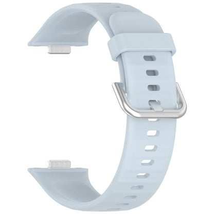 For Huawei Watch Fit3 Kalebol Soft Silicone Strap(Light Blue) by Kalebol