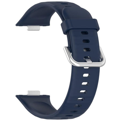 For Huawei Watch Fit3 Kalebol Soft Silicone Strap(Midnight Blue) by Kalebol