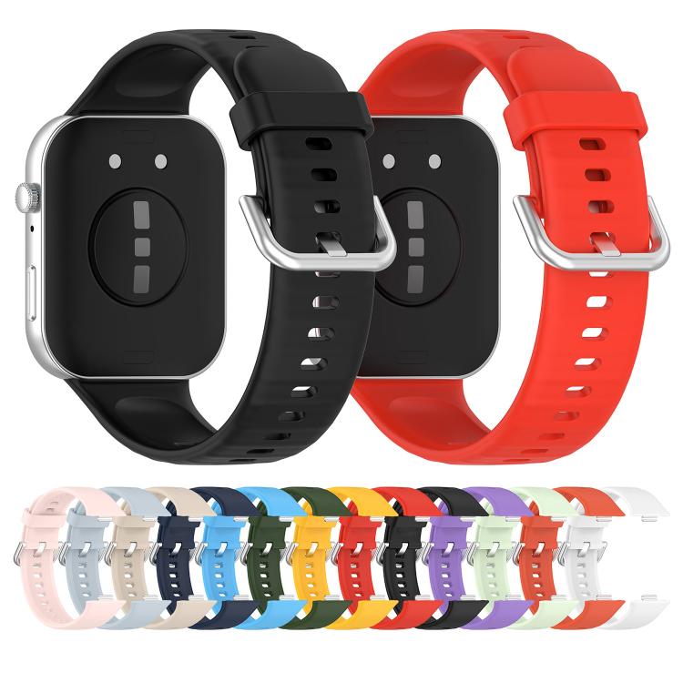 For Huawei Watch Fit3 Kalebol Soft Silicone Strap(Red) by Kalebol