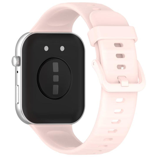 For Huawei Watch Fit3 Kalebol Colorful Buckle Silicone Strap(Pink) by Kalebol