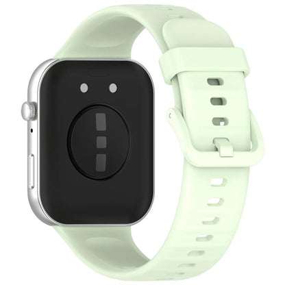 For Huawei Watch Fit3 Kalebol Colorful Buckle Silicone Strap(Green) by Kalebol