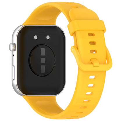 For Huawei Watch Fit3 Kalebol Colorful Buckle Silicone Strap(Yellow) by Kalebol