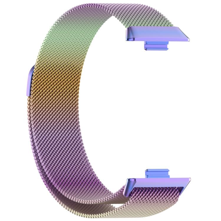 For Huawei Watch Fit3 Kalebol Milanese Stainless Steel Strap(Colorful) by Kalebol