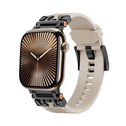 For Apple Watch 42mm / 41mm / 40mm / 38mm Kalebol Armor TPU Watch Band(Black Starlight) by Kalebol