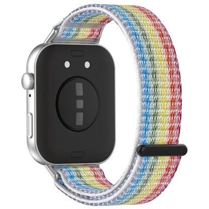 For Huawei Watch Fit3 Kalebol Hook and Loop Nylon Strap(Rainbow) by Kalebol