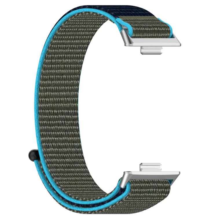 For Huawei Watch Fit3 Kalebol Hook and Loop Nylon Strap(Grey Blue) by Kalebol