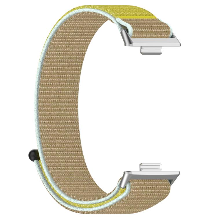 For Huawei Watch Fit3 Kalebol Hook and Loop Nylon Strap(Beige) by Kalebol