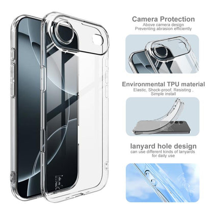 For iPhone Air imak UX-5 Series Super Slim Transparent Shockproof TPU Protective Case(Transparent) by imak