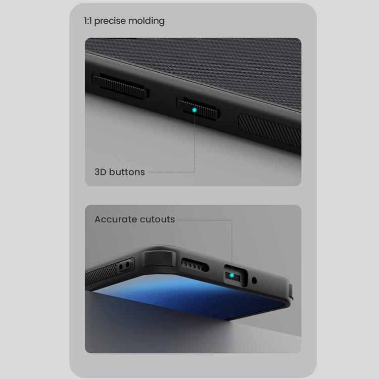 For Nothing Phone 3a NILLKIN Frosted Shield Pro Magnetic Phone Case(Black) by NILLKIN