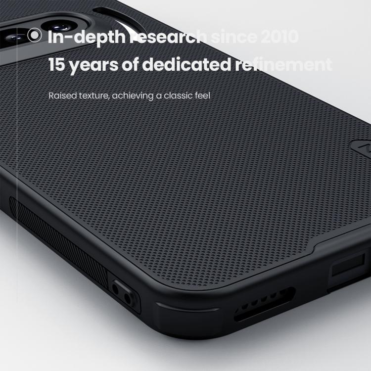 For Nothing Phone 3a NILLKIN Frosted Shield Pro Magnetic Phone Case(Black) by NILLKIN