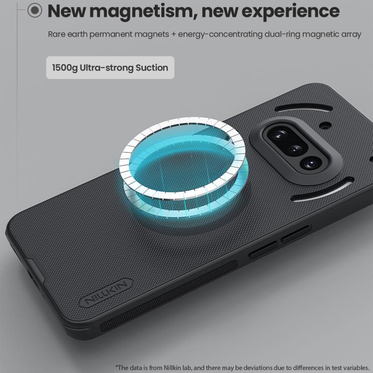 For Nothing Phone 3a NILLKIN Frosted Shield Pro Magnetic Phone Case(Black) by NILLKIN