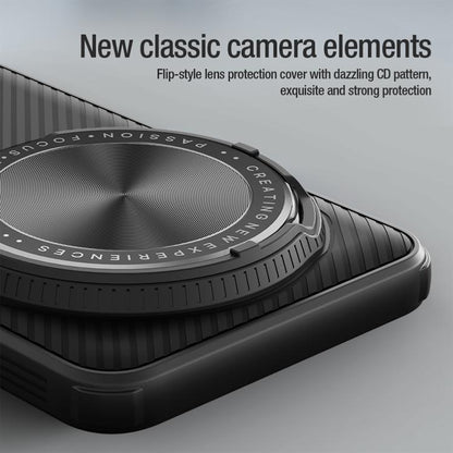 For Xiaomi 15 Ultra NILLKIN Black Mirror Prop CD Texture Mirror Phone Case(Black) by NILLKIN