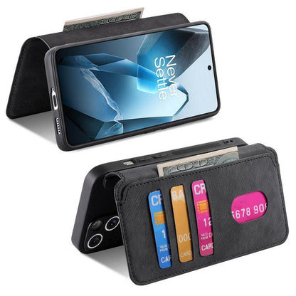 For OnePlus Ace 5 CaseNeo MagSafe RFID Anti-theft Retro Leather Phone Case(Black) by CaseNeo