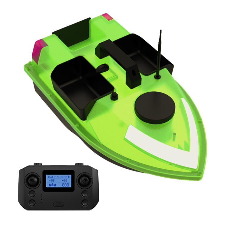 D20 Three Hoppers Smart Control Fishing Bait Boat Support GPS Built-in Light Strip, Plug:US Plug by bashfashion