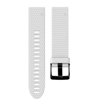 For Garmin QuickFit 20mm Kalebol Dot Texture Silicone Watch Band(White) by Kalebol