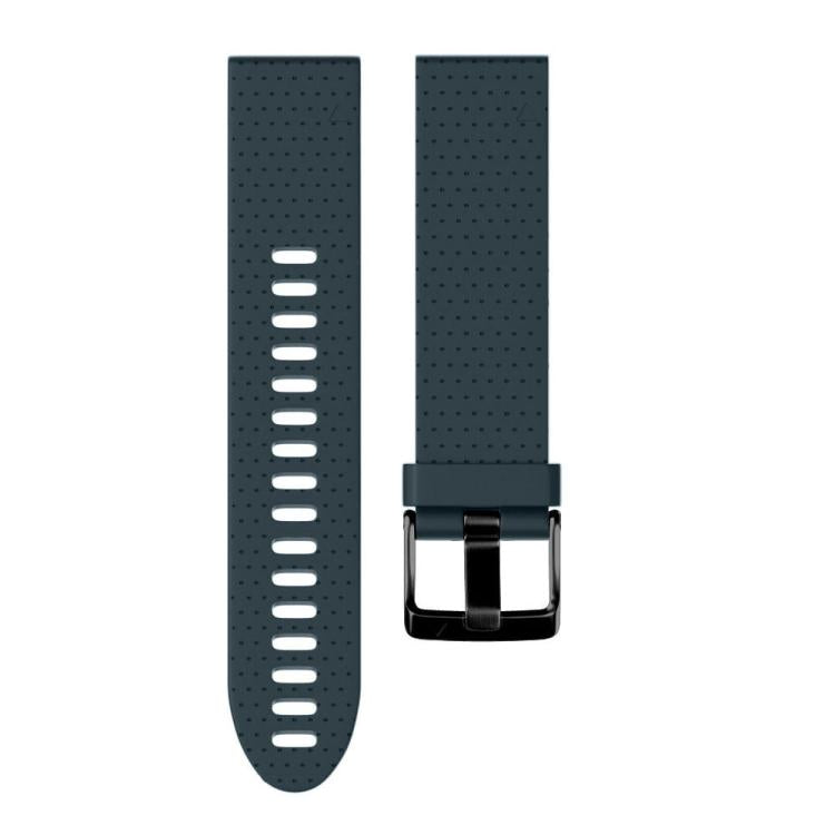 For Garmin QuickFit 20mm Kalebol Dot Texture Silicone Watch Band(Navy Blue) by Kalebol