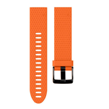 For Garmin QuickFit 20mm Kalebol Dot Texture Silicone Watch Band(Orange) by Kalebol